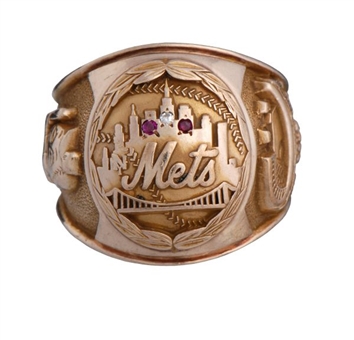 Rare Circa 1970 New York Mets Team Ring - Hershel Martin